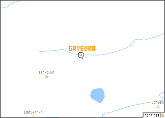 map of Gayevka