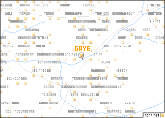 map of Gaye