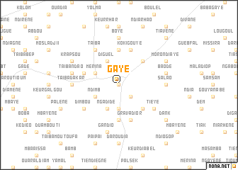 map of Gaye