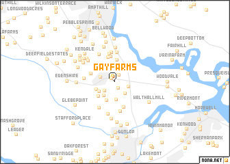 map of Gay Farms