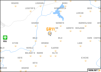 map of Gayī