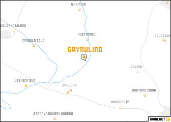 map of Gaynulino