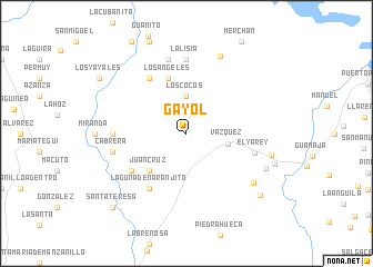 map of Gayol