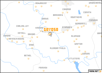 map of Gayosa