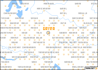 map of Gāyra