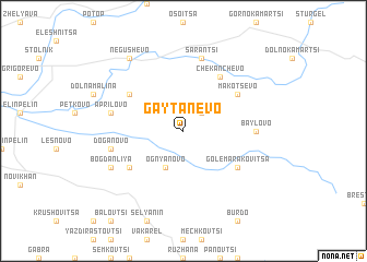 map of Gaytanevo