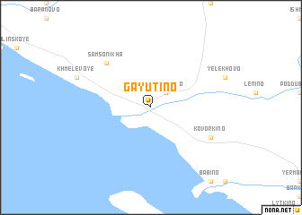 map of Gayutino