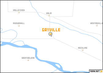 map of Gayville