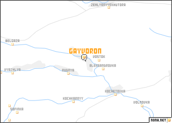 map of Gayvoron