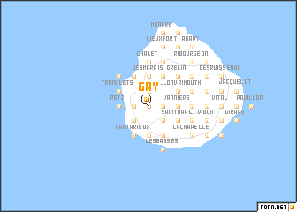 map of Gay