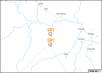 map of Gay