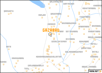 map of Gazābād