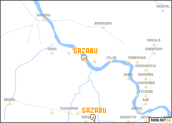 map of Gazabu
