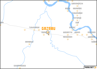 map of Gazabu