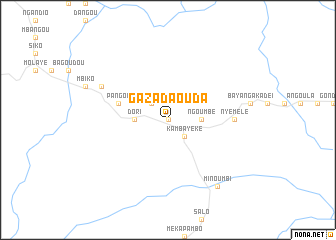 map of Gaza Daouda
