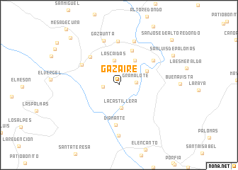 map of Gazaire