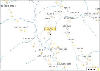 map of Gazak