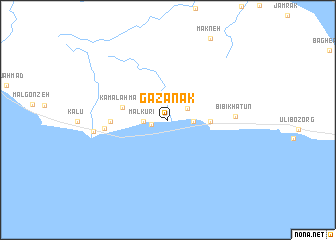 map of Gazanak