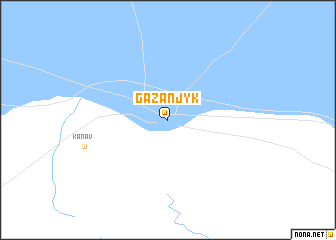 map of Gazanjyk