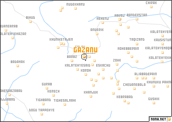 map of Gazānū