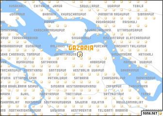 map of Gazāria
