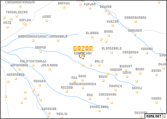 map of Gāzār