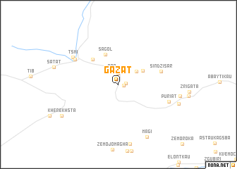 map of Gazat