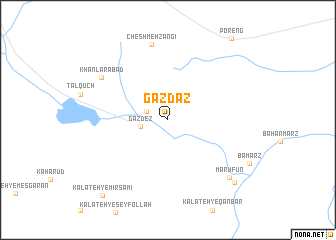 map of Gazdaz