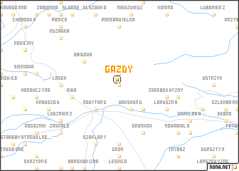 map of Gazdy