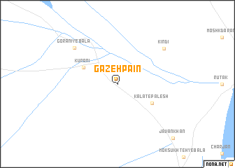 map of Gazeh Pā\