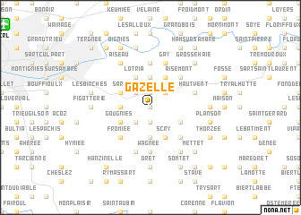 map of Gazelle