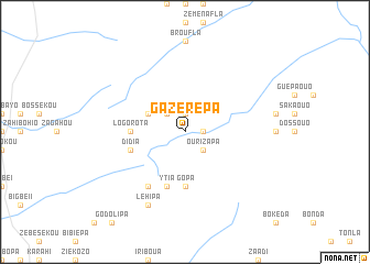 map of Gazérépa