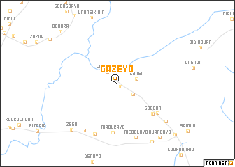 map of Gazéyo