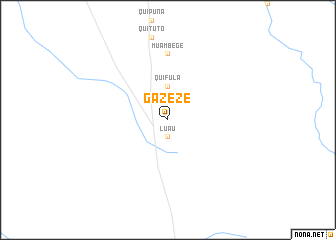 map of Gazeze