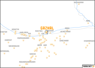 map of Gazhal