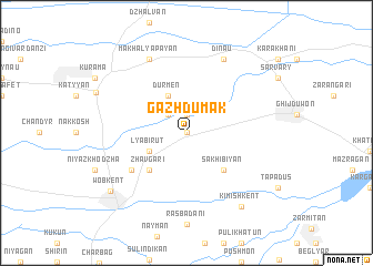 map of Gazhdumak