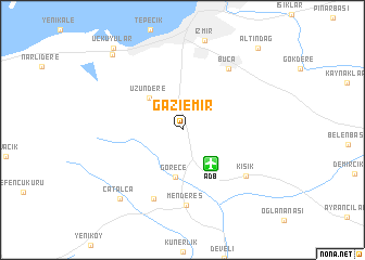 map of Gaziemir