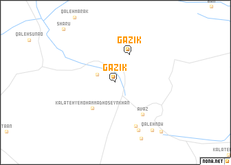map of Gazīk
