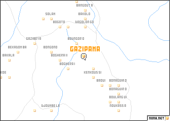 map of Gazipama