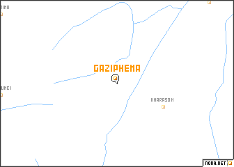 map of Gaziphema