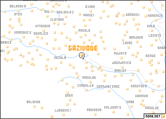 map of Gazivode