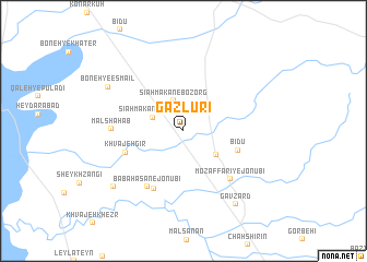 map of Gaz Lūrī