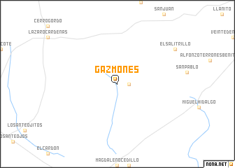 map of Gazmones