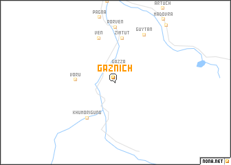 map of Gaznich