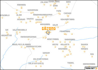 map of Gazond