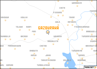 map of Gazourawa