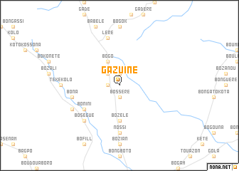 map of Gazuine