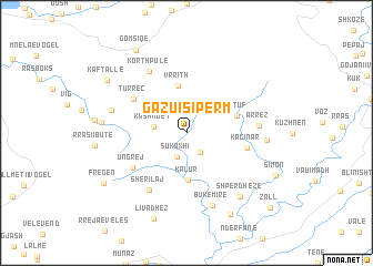 map of Gazu i Sipërm