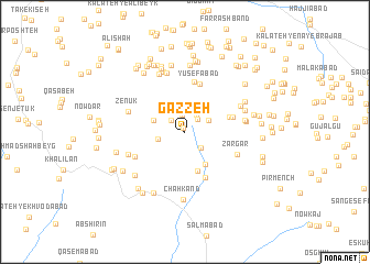 map of Gazzeh