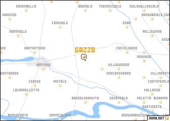 map of Gazzo